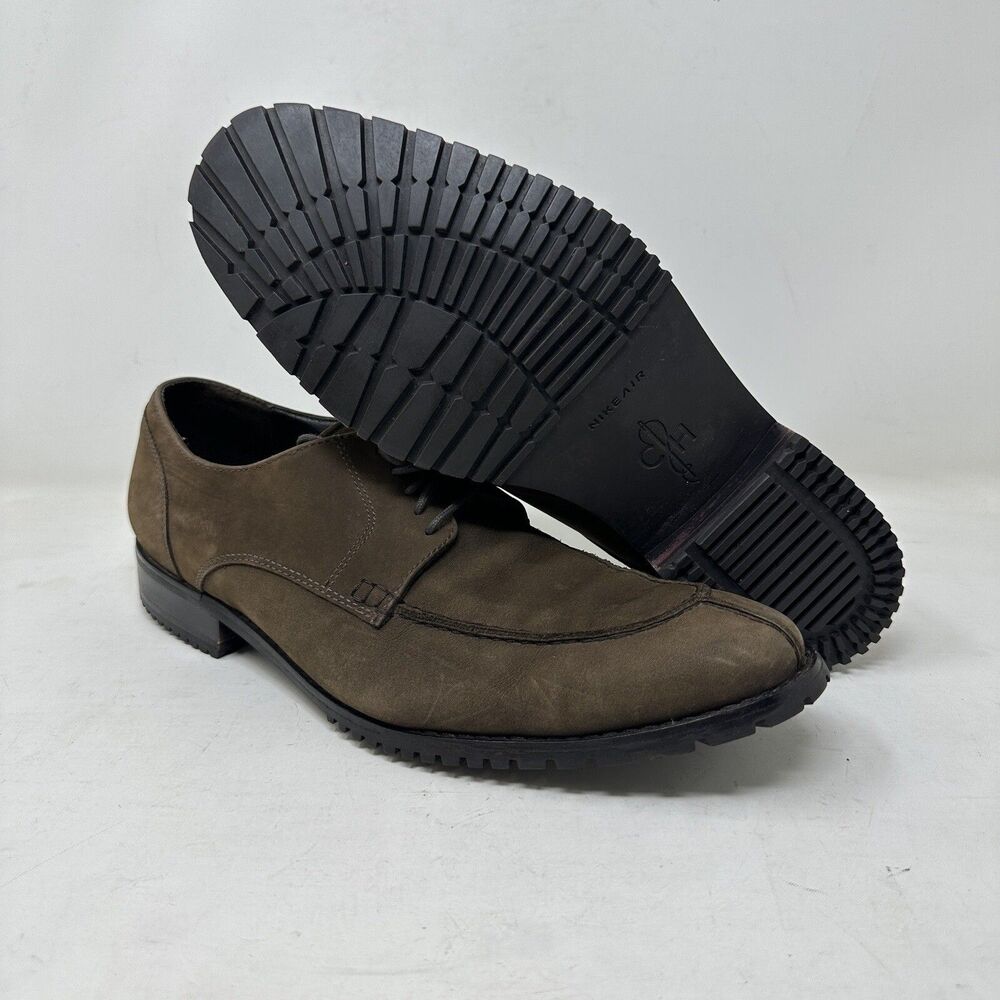 Cole Haan Mens Size 11 M NikeAir Brown Suede Leather Dress Shoe C11050
